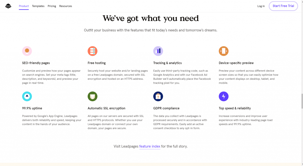 Leadpages-review-features-and-benefits