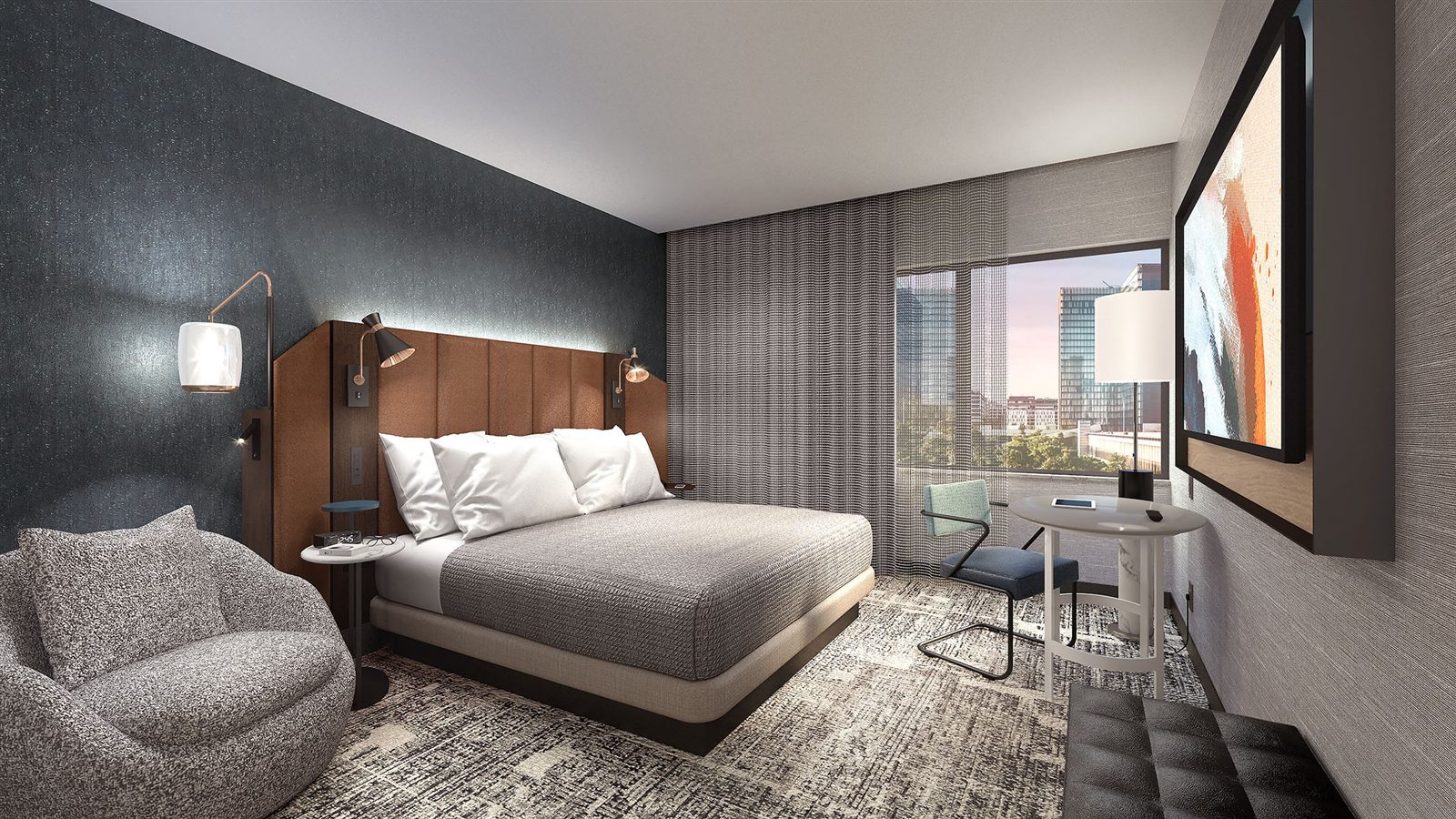 Tempo by Hilton tailored king guest room