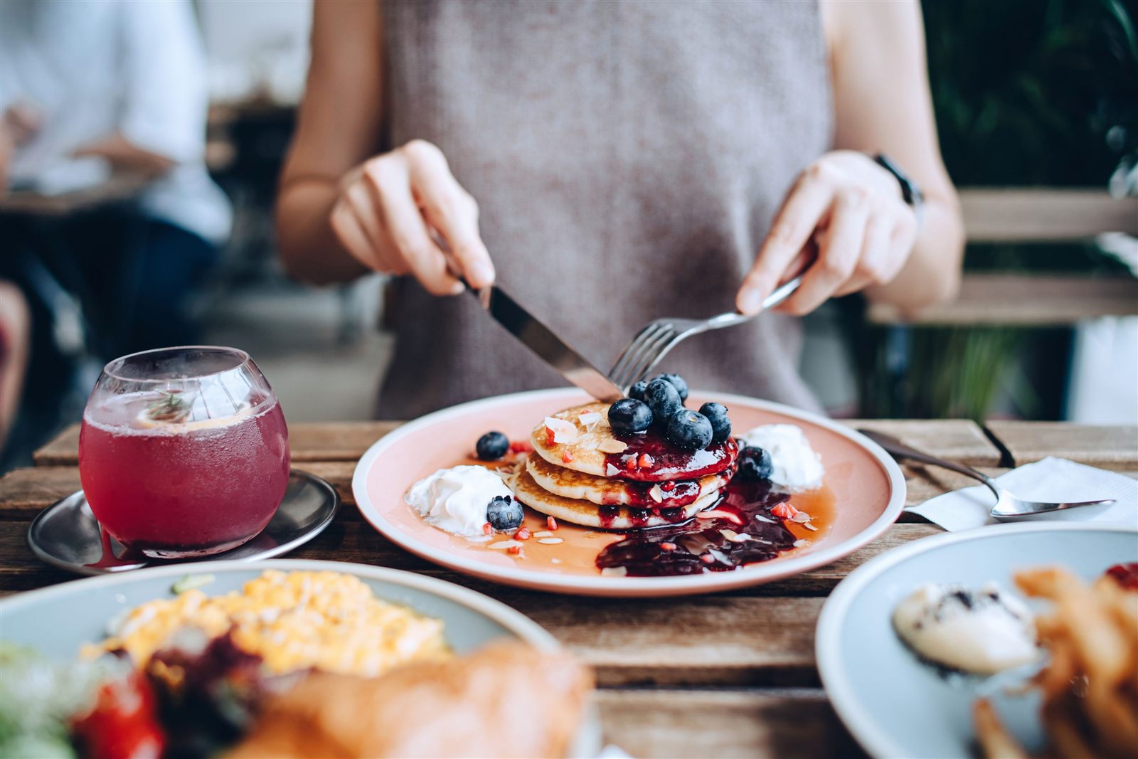 Elite welcome breakfast served at a Marriott Bonvoy hotel